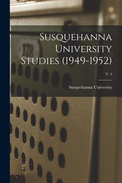 portada Susquehanna University Studies (1949-1952); v. 4
