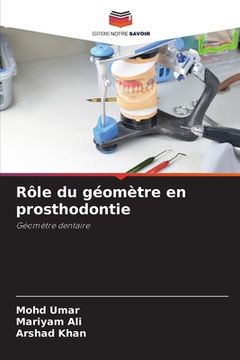 portada Rôle du géomètre en prosthodontie (en Francés)