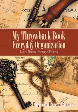 portada My Throwback Book for Everyday Organization. Daily Planner Vintage Edition (en Inglés)