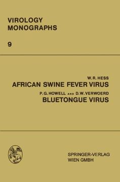 portada African Swine Fever Virus: Bluetongue Virus (Virology Monographs   Die Virusforschung in Einzeldarstellungen)