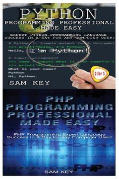 portada Python Programming Professional Made Easy & PHP Programming Professional Made Easy (en Inglés)