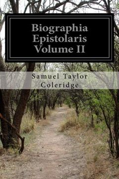 portada Biographia Epistolaris Volume II