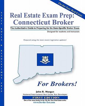 portada real estate exam prep: connecticut broker - 1st edition