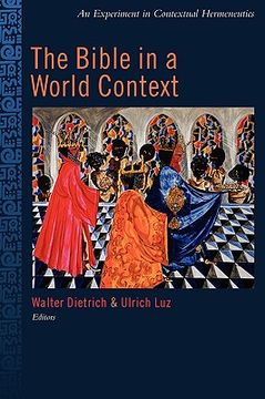 portada the bible in the world context: an experiment in contextual hermeneutics (en Inglés)