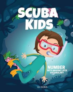 portada Scuba kids: Number with marine lifes vocabulary