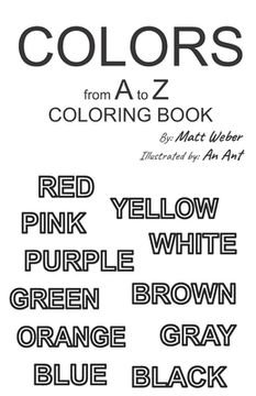 portada Colors from A to Z: Coloring Book (en Inglés)