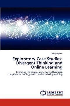 portada exploratory case studies: divergent thinking and online learning