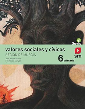 portada Valores Sociales y Cívicos. 6 Primaria. Murcia