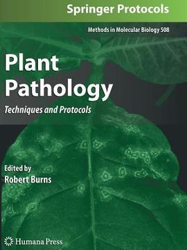 portada plant pathology: techniques and protocols (en Inglés)