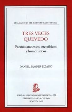 portada Tras Veces Quevedo (in Spanish)