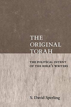 portada Original Torah: The Political Intent of the Bible's Writers 