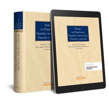portada Trabajo en Plataformas Digitales: Innovación, Derecho y Mercado (Papel + E-Book) (Gran Tratado)