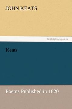 portada keats: poems published in 1820 (in English)