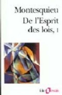 portada DE L ESPRIT DES LOIS 1 (En papel)