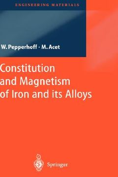 portada constitution and magnetism of iron and its alloys (en Inglés)