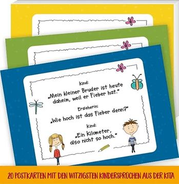 20 Postkarten Mit Witzigen Kindersprüchen - Kita Postkarten Set | Lustige Sprüche Für Erzieher
