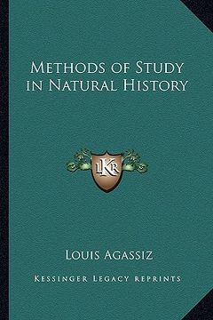 portada methods of study in natural history (en Inglés)