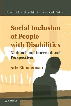 portada Social Inclusion of People With Disabilities: National and International Perspectives (Cambridge Disability law and Policy Series) (en Inglés)