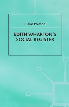 portada edith wharton's social register (en Inglés)