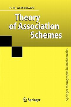 portada theory of association schemes (en Inglés)