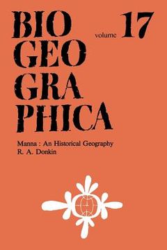 portada Manna: An Historical Geography (en Inglés)