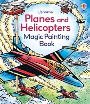 portada Planes and Helicopters Magic Painting Book