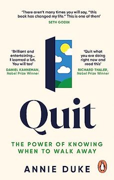 portada Quit: The Power of Knowing When to Walk Away