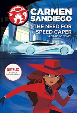portada Carmen Sandiego 04 Need for Speed Caper (Carmen Sandiego Graphic Novels) (en Inglés)