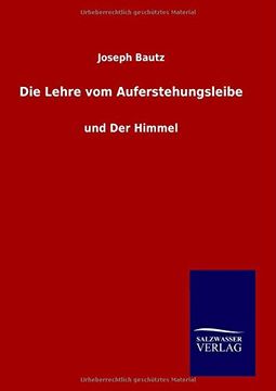 portada Die Lehre vom Auferstehungsleibe (German Edition)