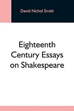 portada Eighteenth Century Essays on Shakespeare (en Inglés)