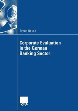 portada corporate evaluation in the german banking sector (en Inglés)