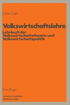 portada Volkswirtschaftslehre: Lehrbuch der Volkswirtschaftstheorie und Volkswirtschaftspolitik (en Alemán)