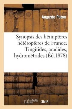 portada Synopsis Des Hémiptères Hétéroptères de France. Tingitides, Aradides, Hydrométrides