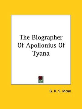 portada the biographer of apollonius of tyana (in English)