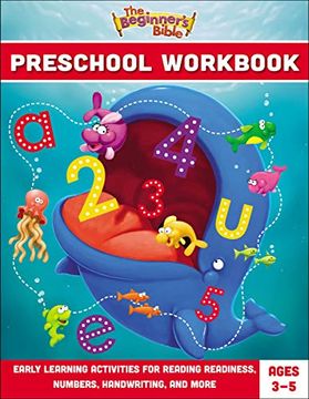 portada The Beginner'S Bible Preschool Workbook: Early Learning Activities for Reading Readiness, Numbers, Handwriting, and More (en Inglés)