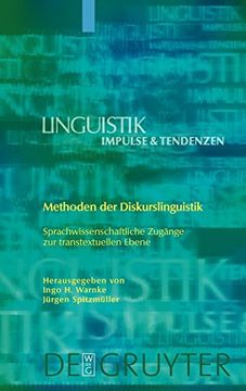 portada Methoden der Diskurslinguistik: Sprachwissenschaftliche Zugänge zur Transtextuellen Ebene (en Alemán)