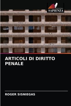 portada Articoli Di Diritto Penale (en Italiano)