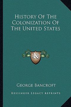 portada history of the colonization of the united states (in English)