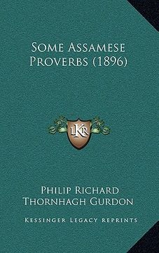 portada some assamese proverbs (1896) (en Inglés)