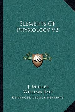 portada elements of physiology v2 (in English)