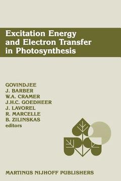 portada Excitation Energy and Electron Transfer in Photosynthesis: Dedicated to Warren L. Butler (en Inglés)
