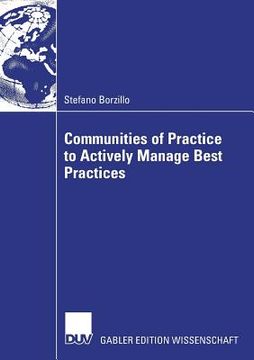 portada communities of practice to actively manage best practices (en Inglés)