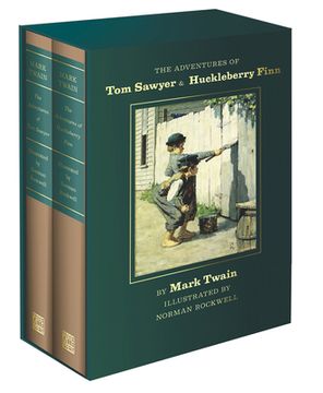 portada The Adventures of tom Sawyer and Huckleberry Finn: Norman Rockwell Collector'S Edition 