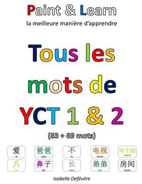 portada Tous les mots de YCT 1 & 2: Paint & Learn (en Francés)