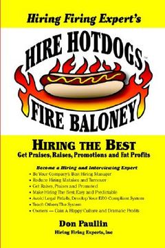 portada hire hotdogs fire baloney (en Inglés)