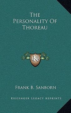 portada the personality of thoreau