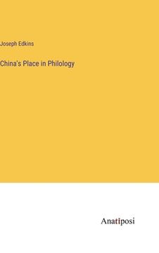 portada China's Place in Philology (en Inglés)