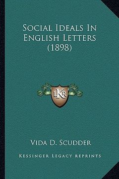 portada social ideals in english letters (1898) (en Inglés)