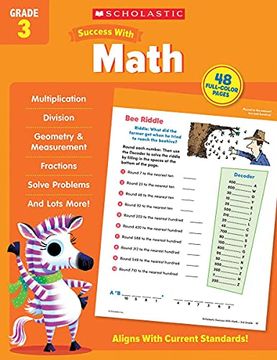 portada Scholastic Success With Math, Grade 3 (en Inglés)
