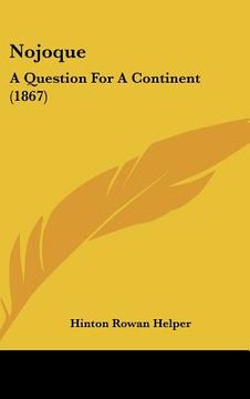 portada nojoque: a question for a continent (1867) (in English)
